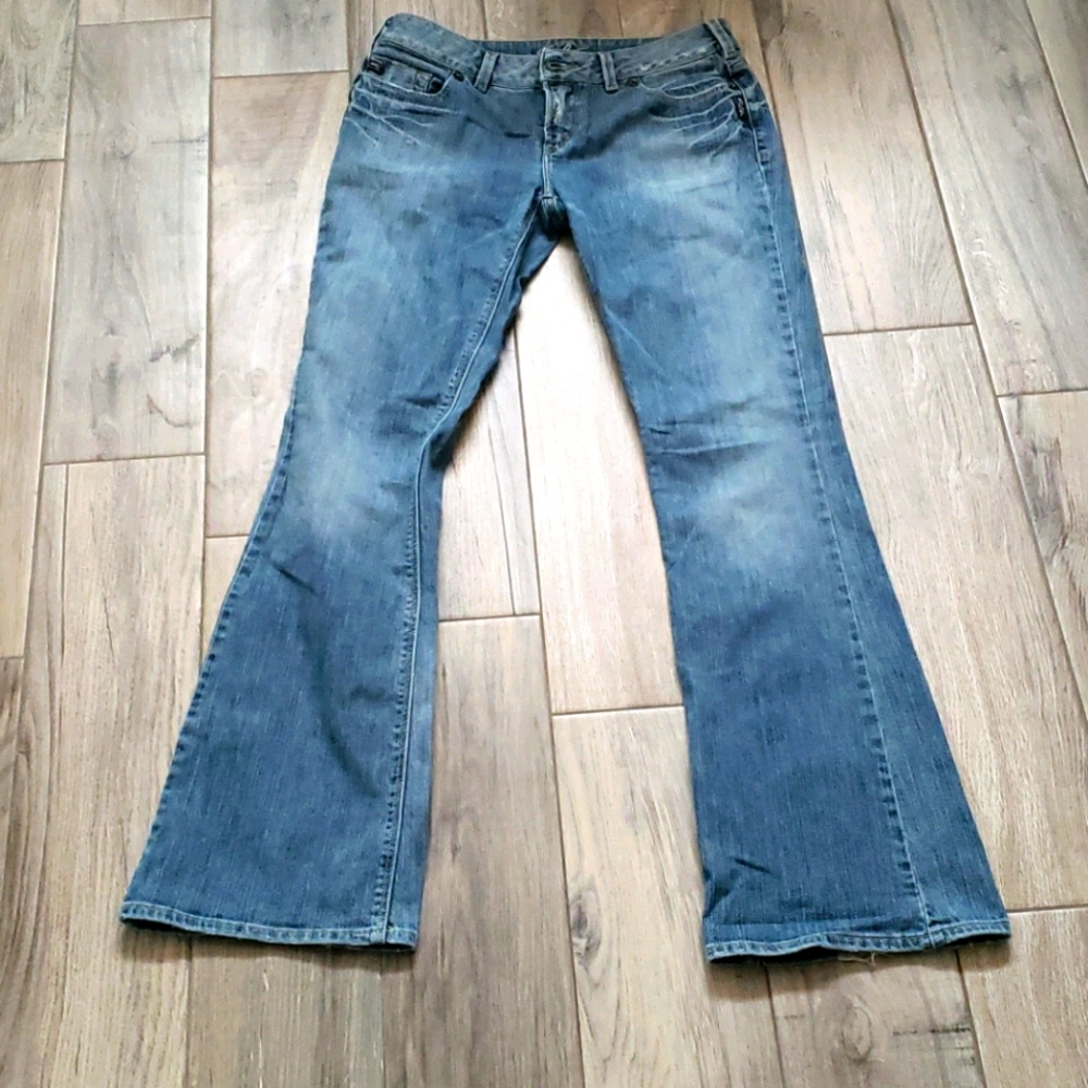 Vintage Silver Mitsubishi flare jeans
